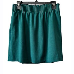 J. Crew Mercantile Women's Sidewalk Pull‎ On Green Mini Skirt Size 4 NEW